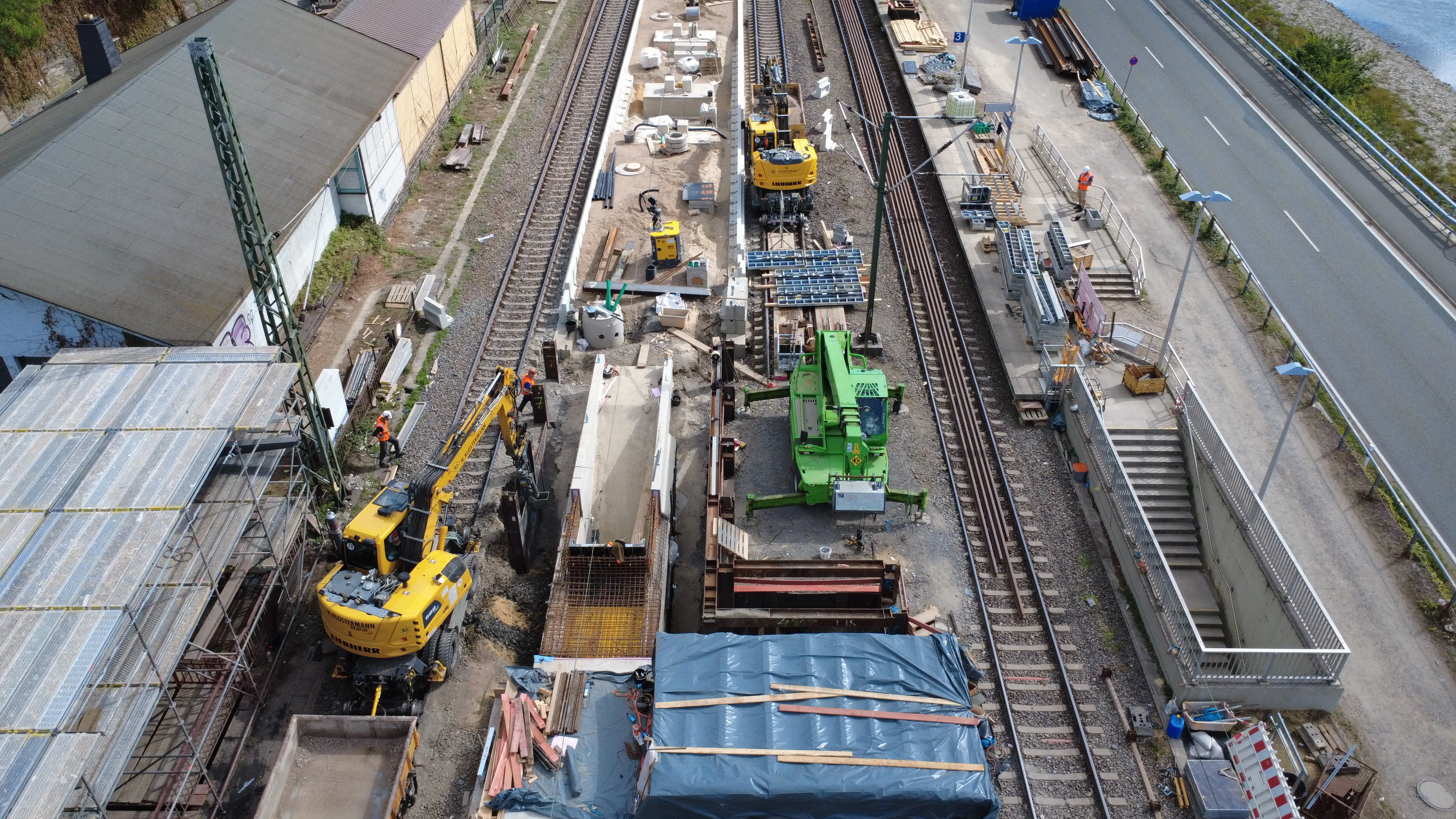 Verkehrsstation Kaub — Zustand am 12. September 2026