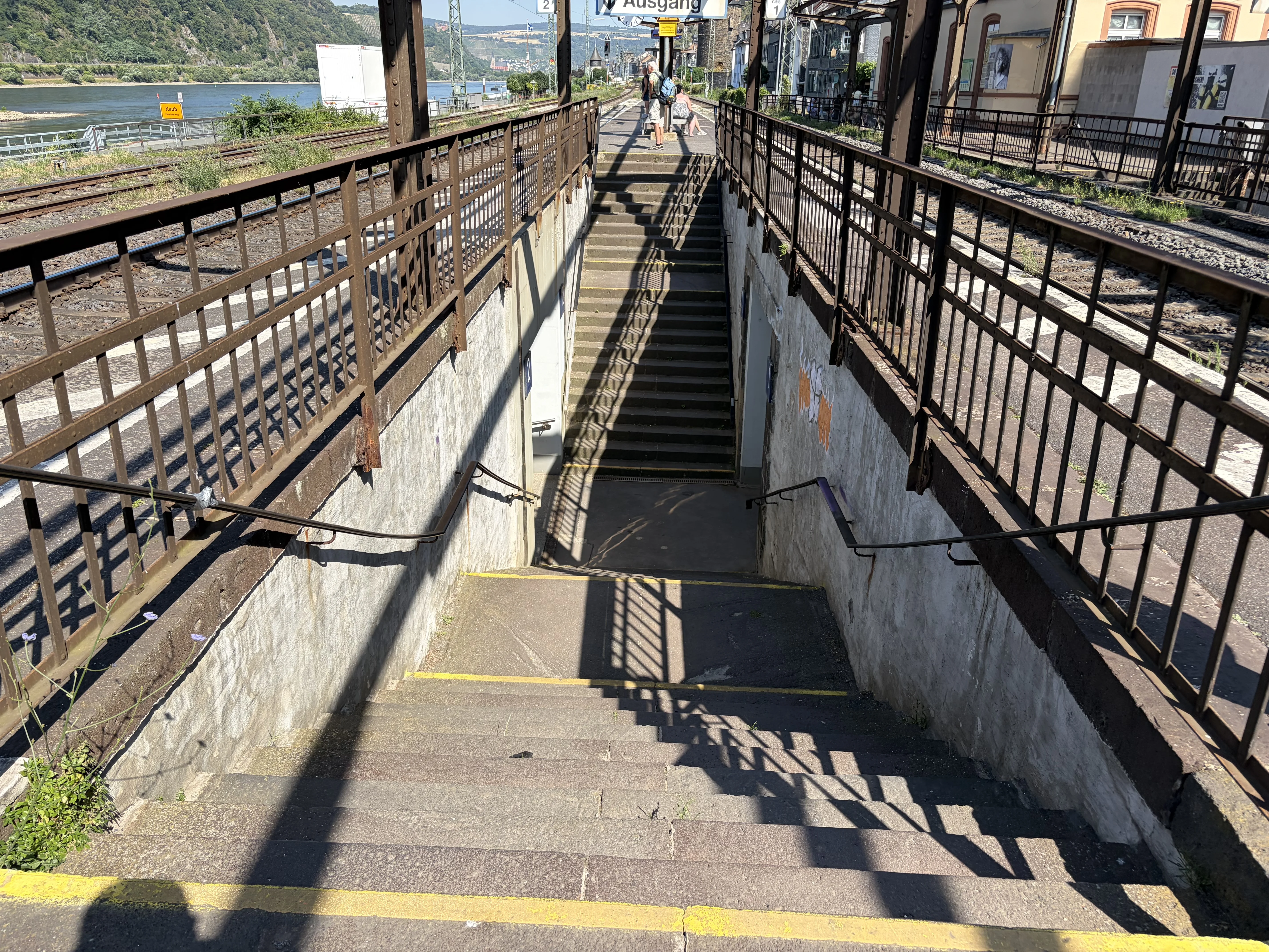 Verkehrsstation Kaub — Zustand am 