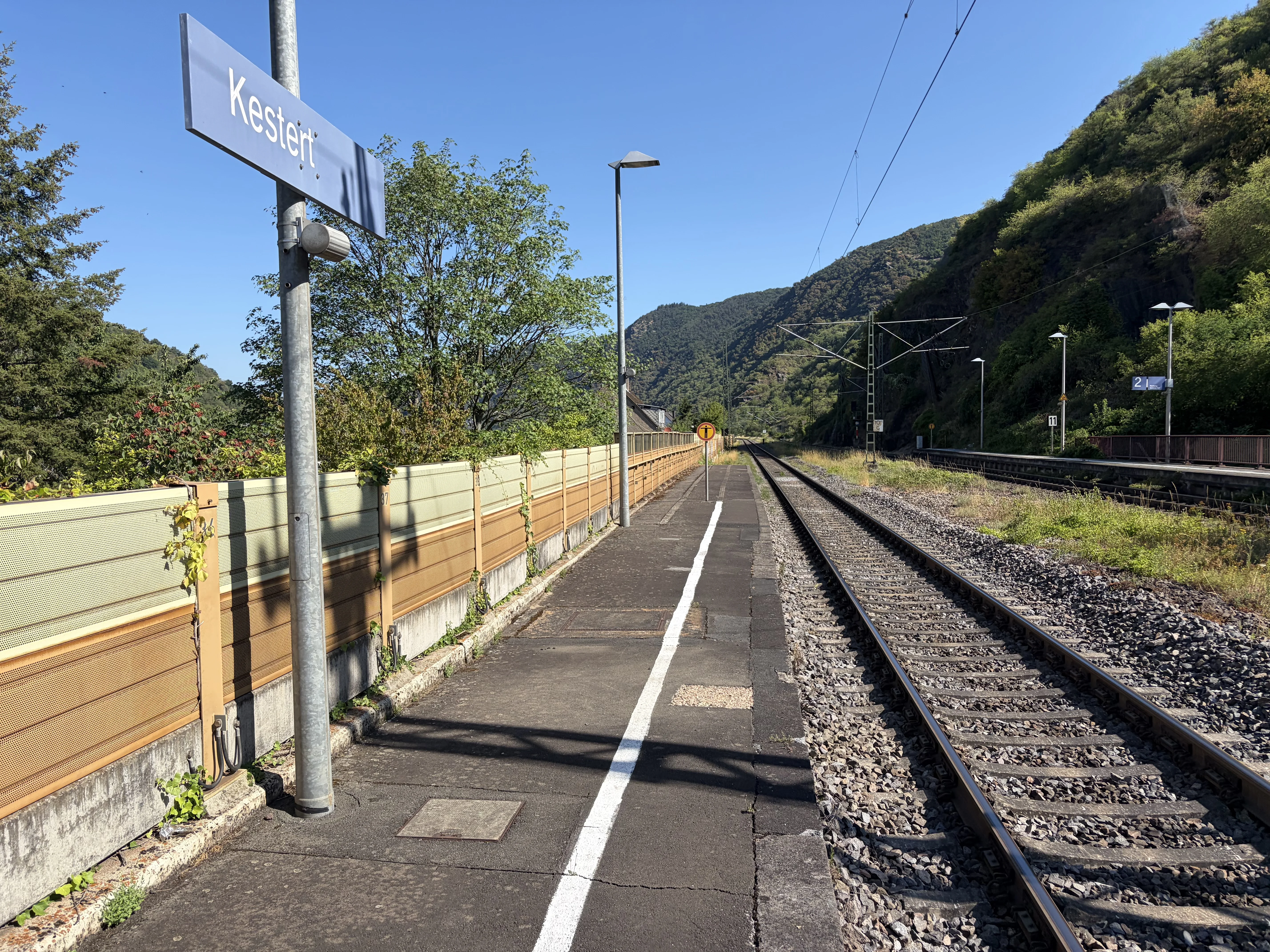 Verkehrsstation Kestert — Zustand am 1. Juni 2026