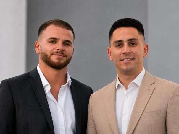 M. Sc. Armin Avdiji und M. Sc. Irbi Katroshi, Geschäftsführer der KOMB Ingenieure GmbH